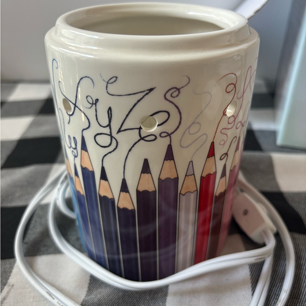Colorgraphy Rainbow Pencil Scentsy Electric Wax Warmer